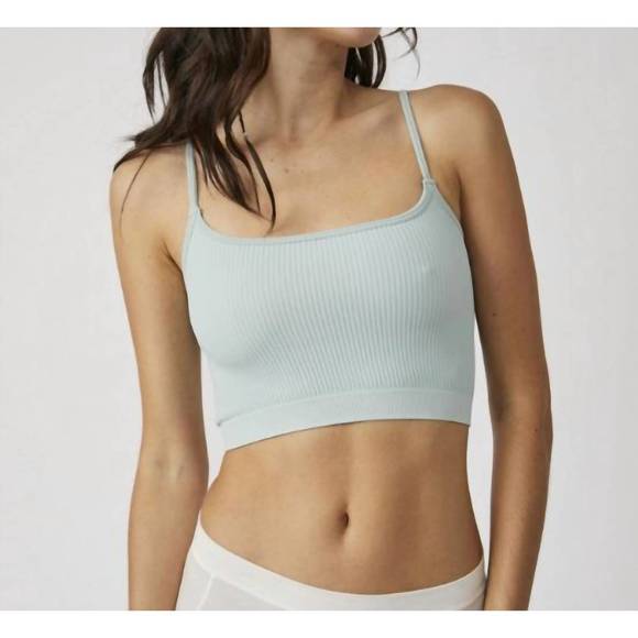 NEW FREE PEOPLE xyz recycled brami top in reflection - Picture 3 of 5